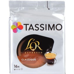 Boîte de 16 dosettes de café Expresso T-DISCS pour Tassimo