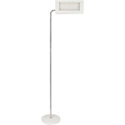 Lampadaire à LED ALBA Swing blanc
