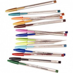Étui 15 stylos Cristal multicolour