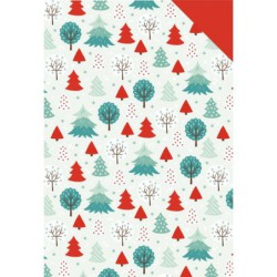 Pochette de 40 feuilles cartonnées sur le thème de Noël 25 x 35 cm