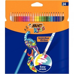 Étui de 24 crayons de couleur BIC Kids Evolution Illusion