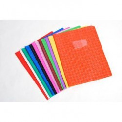 Protège-cahier PVC opaque sans rabat  18/100ème 21 x 29,7 cm rouge CALLIGRAPHE