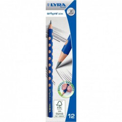Boîte de 12 crayons LYRA Groove slim HB