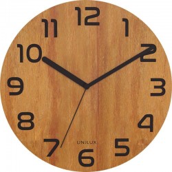 Horloge murale 30 cm UNILUX Palma Bamboo