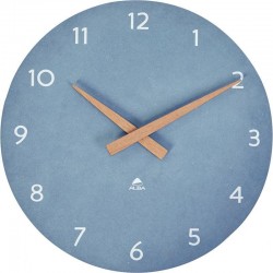 Horloge murale 30 cm ALBA Milena bleu