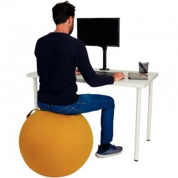 Ballon d'assise ergonomique ALBA move HOP jaune safran