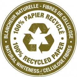 Bloc de 100 feuilles papier recyclé 70 g format A5 CALLIGRAPHE