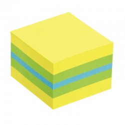 Mini cube post-it de 400 feuilles notes repositionnable
