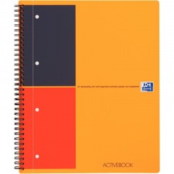 Cahier SCRIBZEE Activebook ligné 6 mm A4+ OXFORD