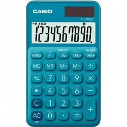 Calculatrice de poche 10 chiffres CASIO SL-310UC bleu