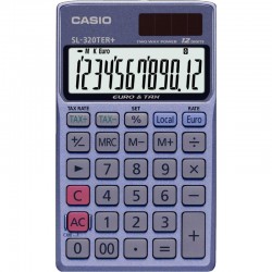 Calculatrice de poche 12 chiffres CASIO SL-320TER+