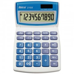 Calculatrice de bureau 10 chiffres IBICO 210X