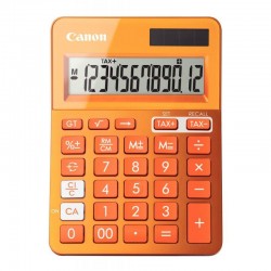 Calculatrice de bureau 12 chiffres CANON LS-123K orange
