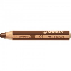Crayon de couleur STABILO woody marron