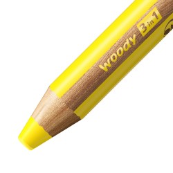 Set 15 crayons STABILO woody 3in1 avec plateau de rangement et taille-crayon avec réservoir