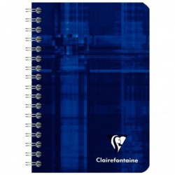 Carnet spirale 180 pages 5x5 90 g, format 9 x 14 cm CLAIREFONTAINE