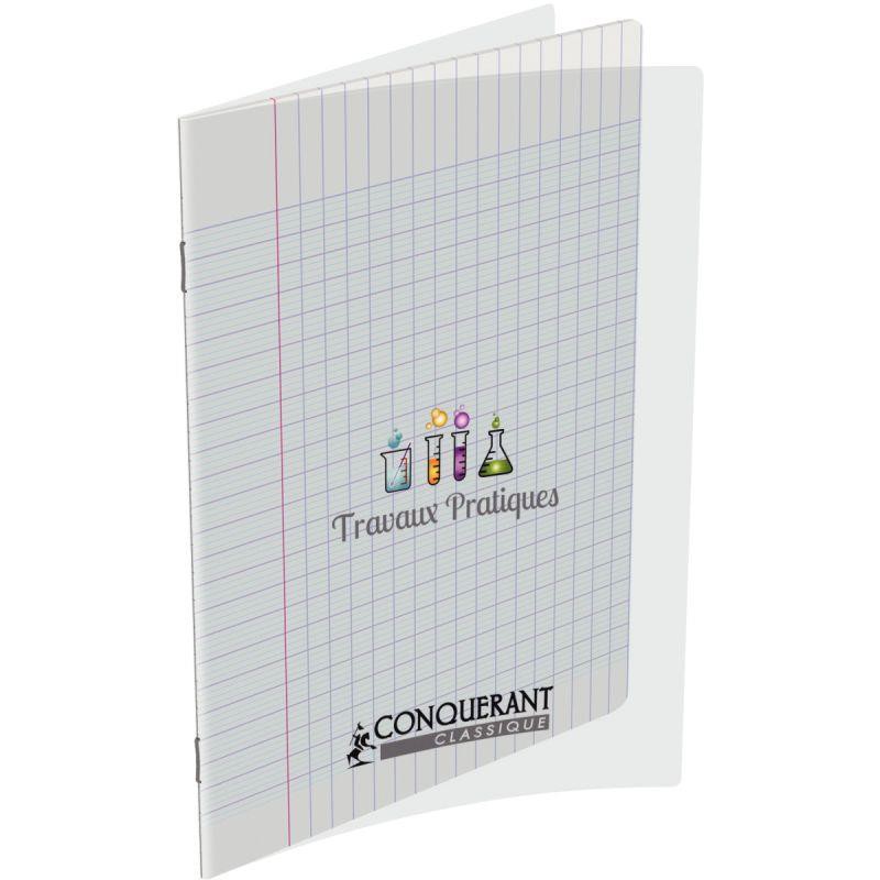 Cahier d'apprentissage piqûre 32 pages, format 17 x 22 cm, réglure séyès 3  mm