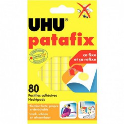 Blister de 80 pastilles UHU patafix jaunes