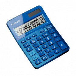 Calculatrice Canon LS-123K bleu