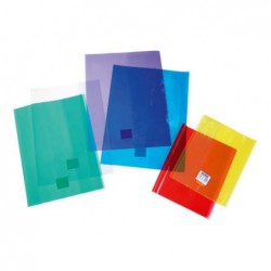 Protège-cahier PVC opaque sans rabat  18/100ème 21 x 29,7 cm vert    CALLIGRAPHE