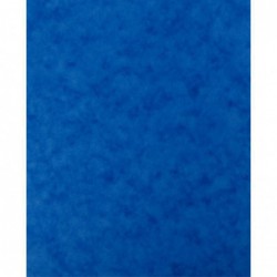 Protège-cahier en carte lustrée bleu, format 18 x 22 cm