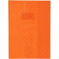 Protège-cahier PVC opaque sans rabat  18/100ème 21 x 29,7 cm orange CALLIGRAPHE
