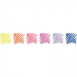 Pochette de 6 feutres PaperMate Flair couleurs pastels