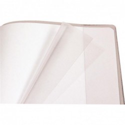 Protège-cahier cristal avec rabats marque-pages PVC 22/100ème 24 x 32 cm transparent CALLIGRAPHE