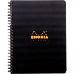Cahier Notebook 90 g 160 pages 5x5 A5+ RHODIA