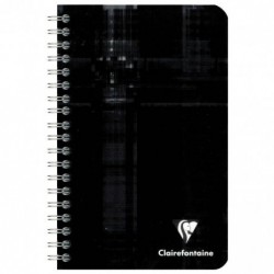 Carnet spirale 100 pages 5x5 90 g, format 11 x 17 cm CLAIREFONTAINE