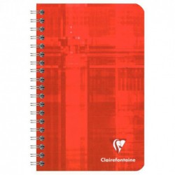 Carnet spirale 100 pages 5x5 90 g, format 11 x 17 cm CLAIREFONTAINE