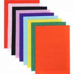 Paquet de 26 feuilles de papier de soie 50 x 70 cm rouge