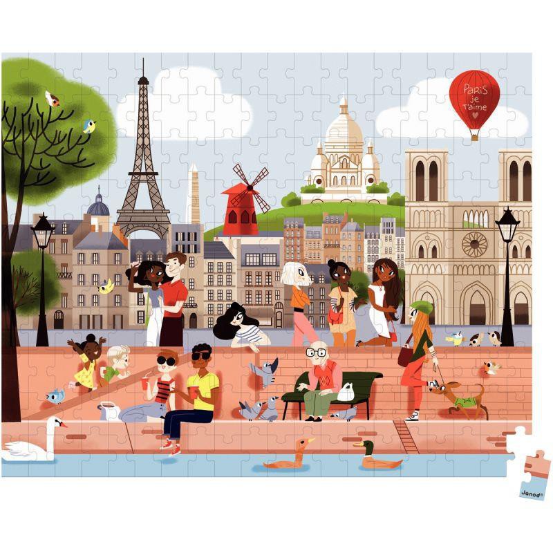 Puzzle en carton 200 pièces "Paris"