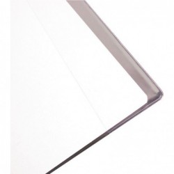 Protège-cahier cristal avec rabats marque-pages PVC 22/100ème 21 x 29,7 cm transparent CALLIGRAPHE