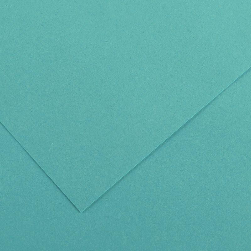 Paquet de 10 feuilles de papier Colorline CANSON 50 x 65 cm 150 g turquoise