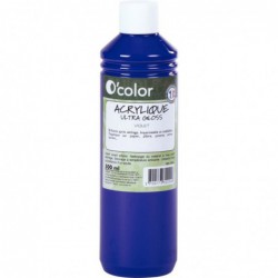 Flacon de 500 ml de peinture acrylique O'COLOR violet
