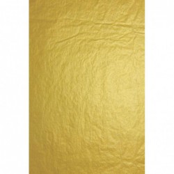 Sachet de 8 feuilles papier de soie 50 x 75 cm or