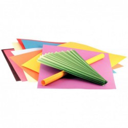 Paquet de 24 feuilles papier Vivaldi CANSON 50 x 65 cm 240 g couleurs assorties