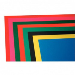 Paquet de 25 feuilles Carta 50 x 65 cm 270 g couleurs assorties