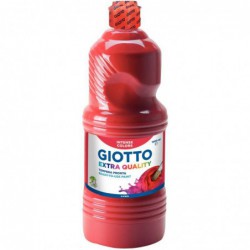 Flacon de 1L de gouache liquide GIOTTO EXTRA QUALITY rouge écarlate