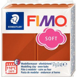 Pain de 57 g de pâte à modeler FIMO Soft caramel