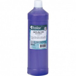 Flacon de 1L de gouache liquide O'COLOR easywash violet