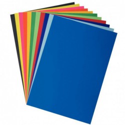 Paquet de 25 feuilles affiche 85 g 60 x 80 cm bleu foncé