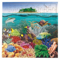 Puzzle en bois 81 pièces "La barrière de corail"
