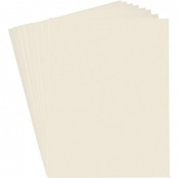 Pochette de 7 feuilles de plastique fou 20 x 30 cm blanc