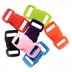 Paquet de 100 clips en plastique coloris assortis