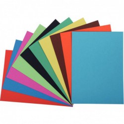 Paquet de 250 feuilles Carta 21 x 29,7 cm 270 g couleurs assorties