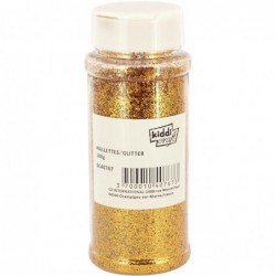 Salière de 100 g de poudre scintillante or