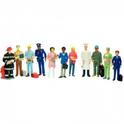 Lot de 11 figurines "Les métiers"