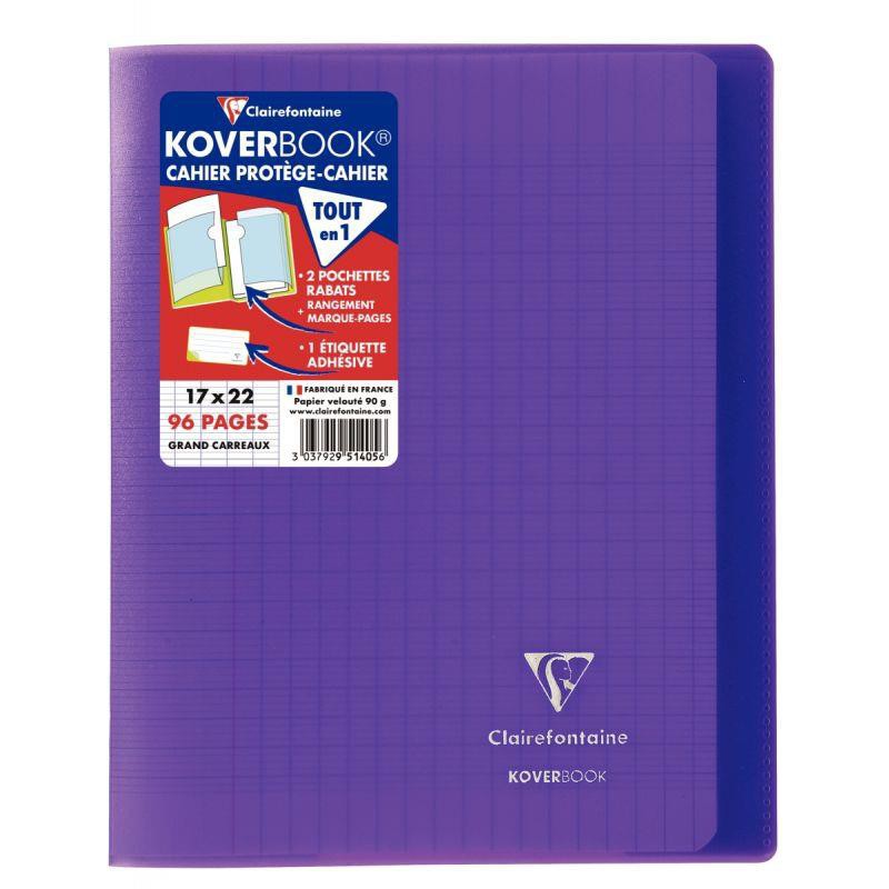 Clairefontaine Koverbook - Cahier polypro 24 x 32 cm - 96 pages
